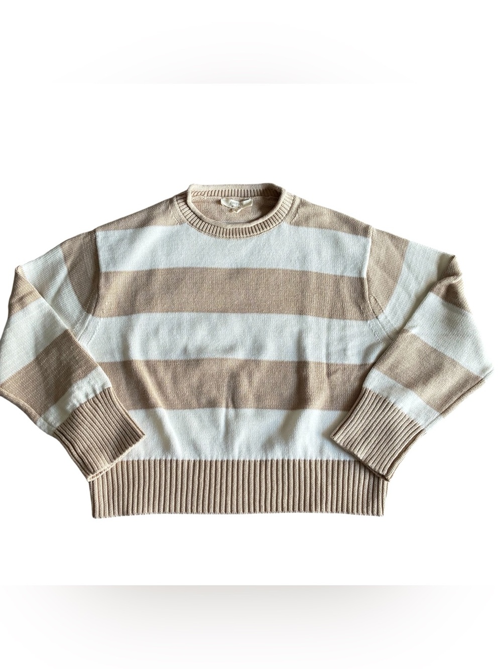 BRIT.NY Striped Cotton Sweater